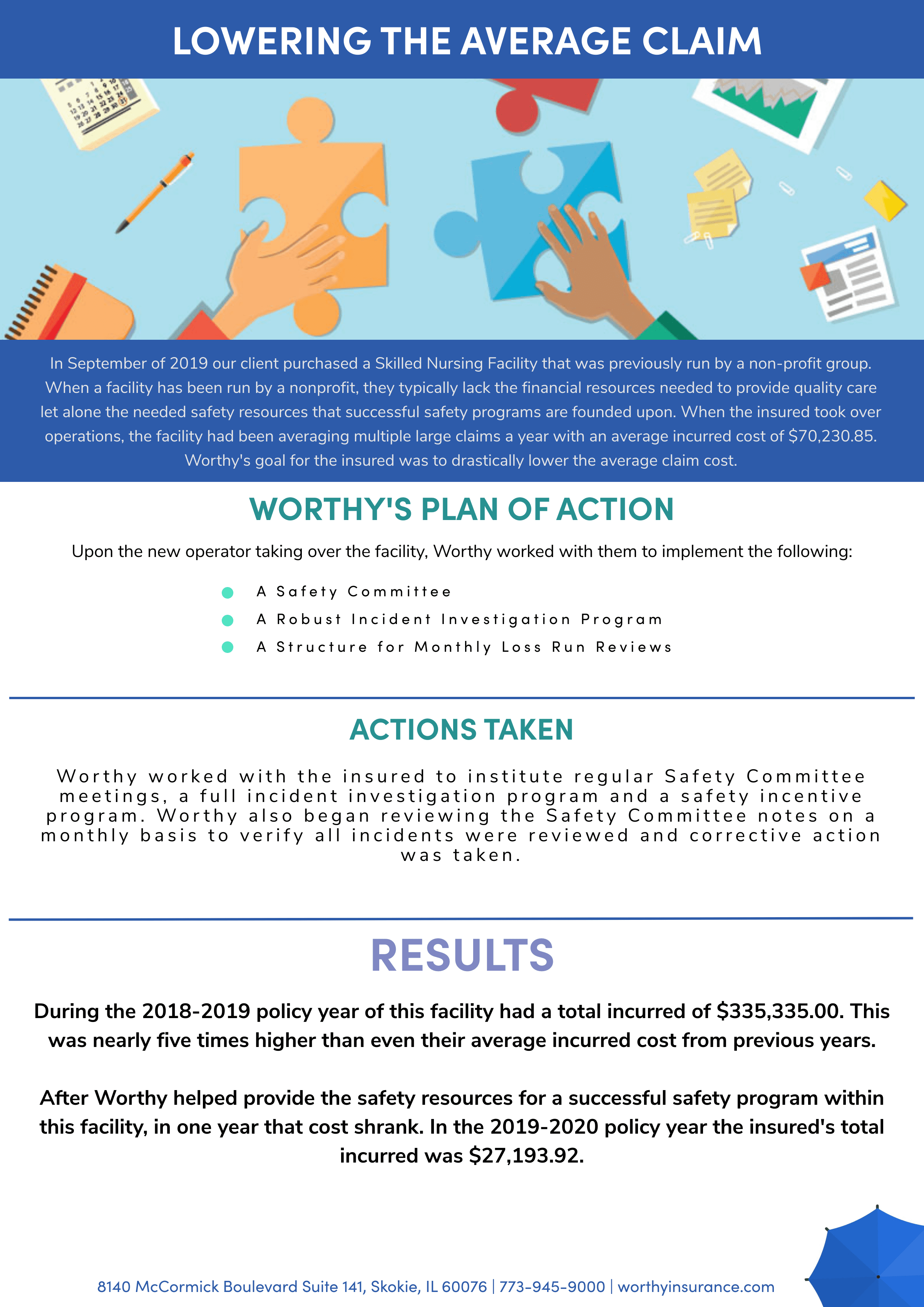 Lowering the average claim